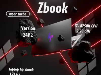 laptop HP Zbook 15v g5 pro 3D print model