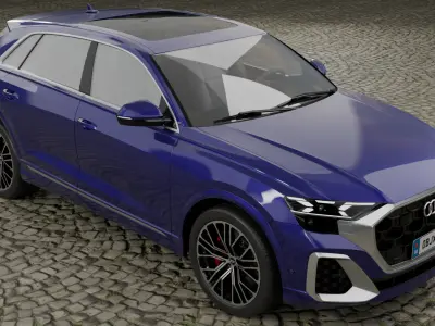 Audi SQ8 55 TFSI 2024 3D model