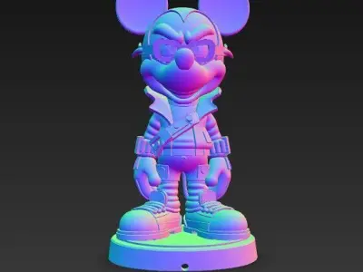 3D Printable Urban Mickey Mouse 3D model