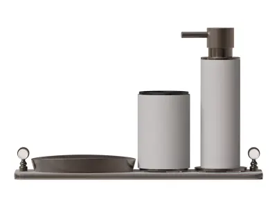 Bathroom Set 02 By ADJStyle  3D model