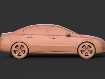 PEUGEOT 508 Sedan 3D print model