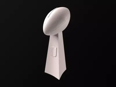 NFL Super Bowl-Vince Lombardi Trophy 3D print model