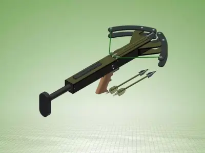 Cross Bow Concept Free 3D model