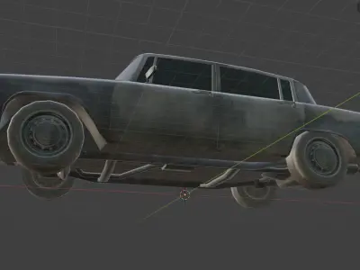tiara car Low-poly 3D model