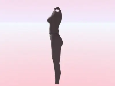 Sexy Training Wear for Women 3D model