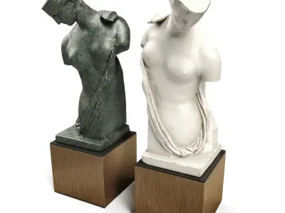 Aphrodite Psyche sculpture 3D model