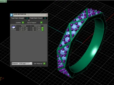 Wedding Rings Graff 3D print model