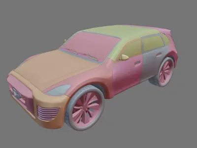 SUV CAR 3D model