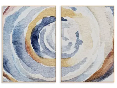 Abstract Painting Frame set 3D model 104