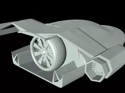 Air Car fiction 3D model