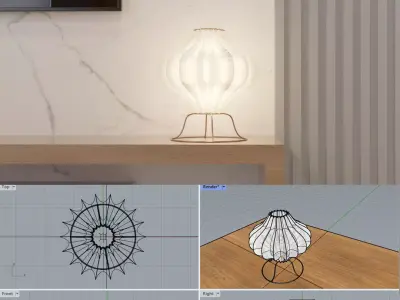 Table Lamp Free 3D model