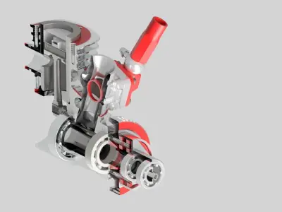RC Nitro Engine 3D print model