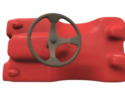 Bobbycar 3 toy car 3D model