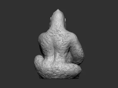 Gorilla 3d print model 3D model