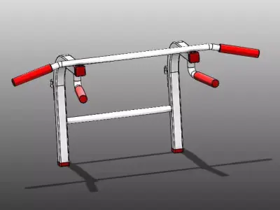 Pull Up Bar 3D model