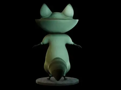 Racoon animal 3d 3D model