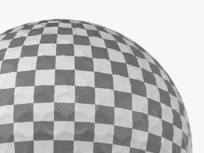 Golf Ball Mockup 3D model