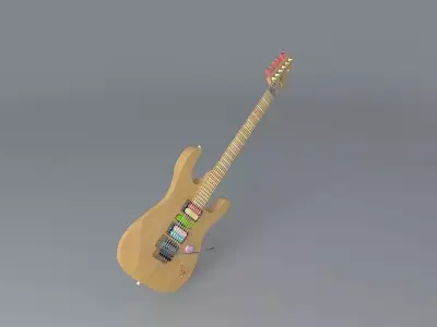 Jason Beckers signature guitar Free 3D model