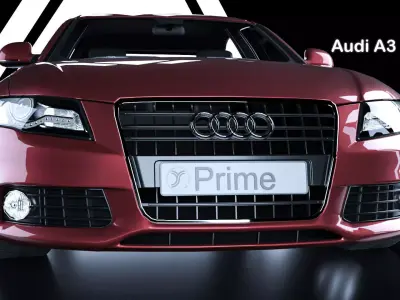 Audi A3 2017 3D model