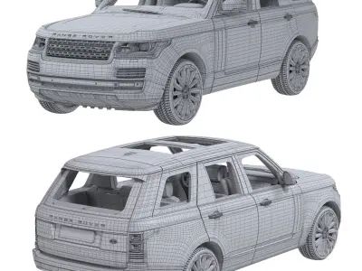 Range Rover 4 3D model