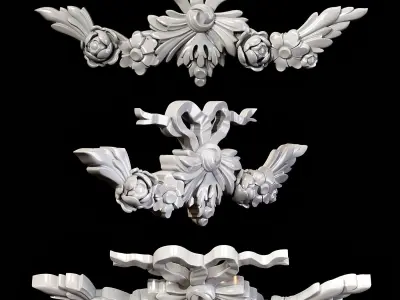 Classic carved 017 3D model