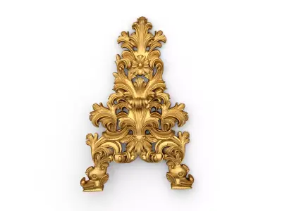 carved classic decorative ornament cnc 3d printing stl 04 3D model