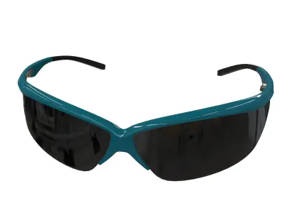 Classic Ray Ban Sun Glasses 3D Model VR Low-poly 3D model