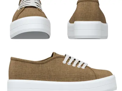 Womens shoes ILSA 3D model