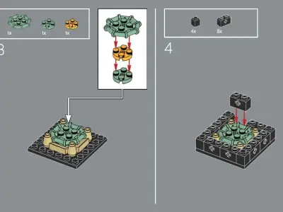 TwindBricks3D - 10309 Succulents 3D print model