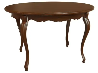 Classic wood table 1200 3D model