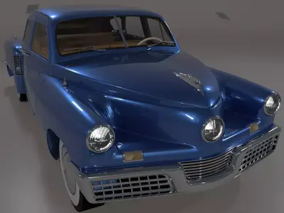Tucker Torpedo High Poly 3D model