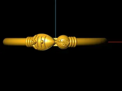 murugan vel baby bangle bracelets 3D print model