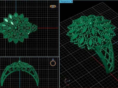 100 Mardin RP new rings  3D print model
