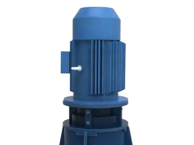 Filter Motor Low-poly 3D model