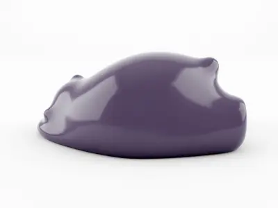 Resting Bear Figure 3D model