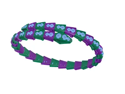 Bracelet Snake 3D print model