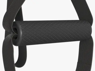 Fitness Straps  for Body Workouts Low-poly 3D model