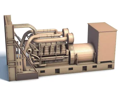 Generator 3D print model