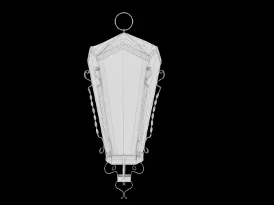 lamp lanterns 1 of the 3 Free low-poly 3D model