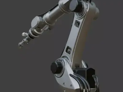 Industrial Robotic Arm 3D model