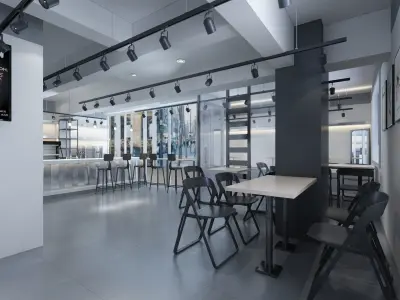 Coffee Shop 2 3D model purchase