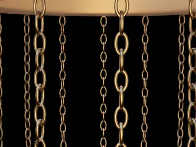 jhumar light 3D model