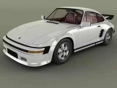 Porsche 911 Slantnose 3D model