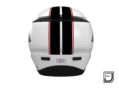 White Helmet 3D model