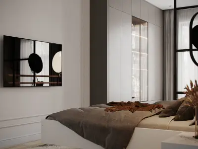 Bedroom 001 3D model