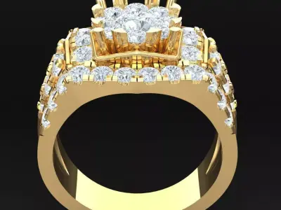 Luxury Men Rings Designs 5MR004 3D print model