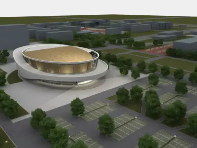 Stadium - Sport Arena 3D model