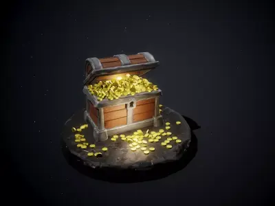 Next Generation Treasure Chest 3D model