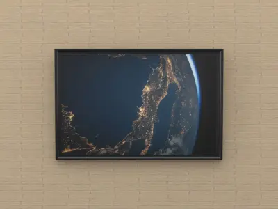 Poster Frame Archviz  3D model