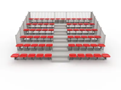 Bleachers 21 3D model